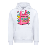 White time for that retail therapy Urban Hoodie - MaliasSmallBusiness