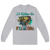 Moon Dust i'd rather be fishing Long Sleeve Tee - RanaPortraitStore