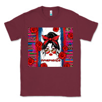 Burgundy mamacita serape Classic Tee - Zillion Design Studio