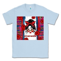 Dusty Blue mamacita serape Classic Tee - Zillion Design Studio