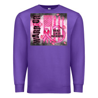 Purple breast cancer Premium Sweatshirt - JahusDesignShop