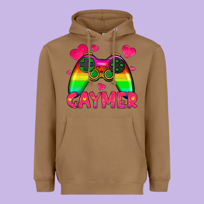 Gaymer Heavyweight Hoodie Designed By Hra Design Shop