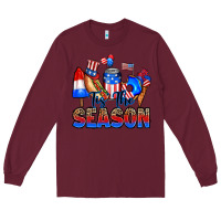 Burgundy tis' the season Long Sleeve Tee - RanaPortraitStore
