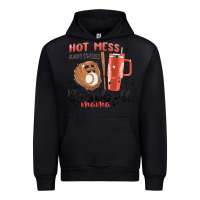 Black hot mess always stressed baseball mama stanley cup Urban Hoodie - MaliasSmallBusiness
