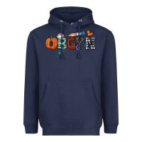 Navy obgyn Heavyweight Hoodie - CowhideDigitalArt