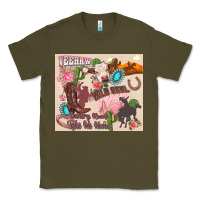 Army Green yeehaw western Classic Tee - Zillion Design Studio