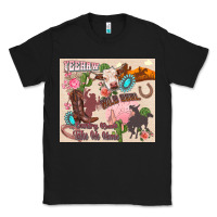 Black yeehaw western Classic Tee - Zillion Design Studio