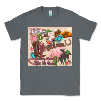 Charcoal Heather yeehaw western Classic Tee - Zillion Design Studio