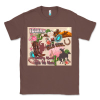 Chestnut yeehaw western Classic Tee - Zillion Design Studio