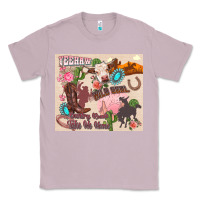 Lilac yeehaw western Classic Tee - Zillion Design Studio