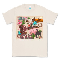 Natural yeehaw western Classic Tee - Zillion Design Studio