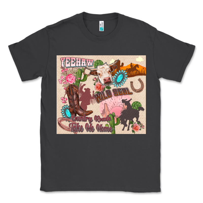 Yeehaw Western Classic Tee by Zillion Design Studio | Teevron