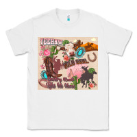 White yeehaw western Classic Tee - Zillion Design Studio