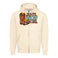Sandshell just a small town girl Zipper Hoodie - Zillion Design Studio