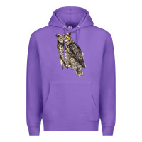 Great Horned Owl Premium Hoodie | Teevron