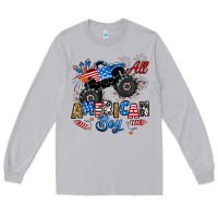 Moon Dust fourth of july monster truck all american boy Long Sleeve Tee - RanaPortraitStore
