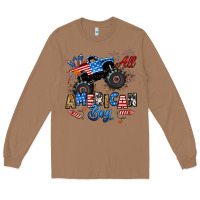 Toasted Coconut fourth of july monster truck all american boy Long Sleeve Tee - RanaPortraitStore