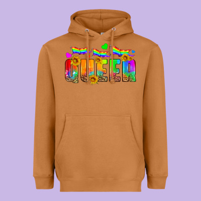 Queer Heavyweight Hoodie Designed By Hra Design Shop