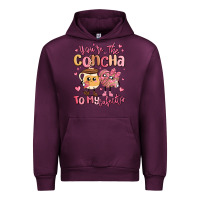 Mauve Wine youre the concha to my cafecito mexican pan dulce Urban Hoodie - MaliasSmallBusiness