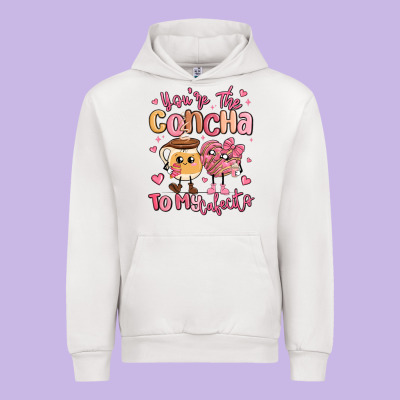 Youre The Concha To My Cafecito Mexican Pan Dulce Urban Hoodie Designed By Maliassmallbusiness