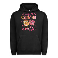Pigment Black youre the concha to my cafecito mexican pan dulce Urban Hoodie - MaliasSmallBusiness