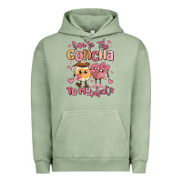 Pigment Oil Green youre the concha to my cafecito mexican pan dulce Urban Hoodie - MaliasSmallBusiness