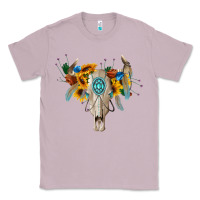 Lilac boho bull skull Classic Tee - BarkalooDesign