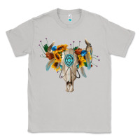 Moon Dust boho bull skull Classic Tee - BarkalooDesign