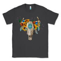 Smoke boho bull skull Classic Tee - BarkalooDesign