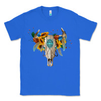 True Royal boho bull skull Classic Tee - BarkalooDesign