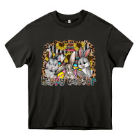 Asphalt Happy Easter Heavy Core Tee - CowhideDigitalArt