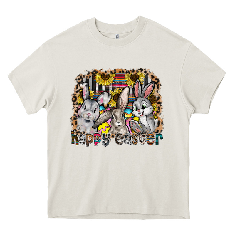 Happy Easter Heavy Core Tee by CowhideDigitalArt | Teevron