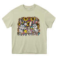 Mossy Happy Easter Heavy Core Tee - CowhideDigitalArt