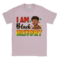 Lilac i am black history with afro black boy Classic Tee - texasbilliewilder