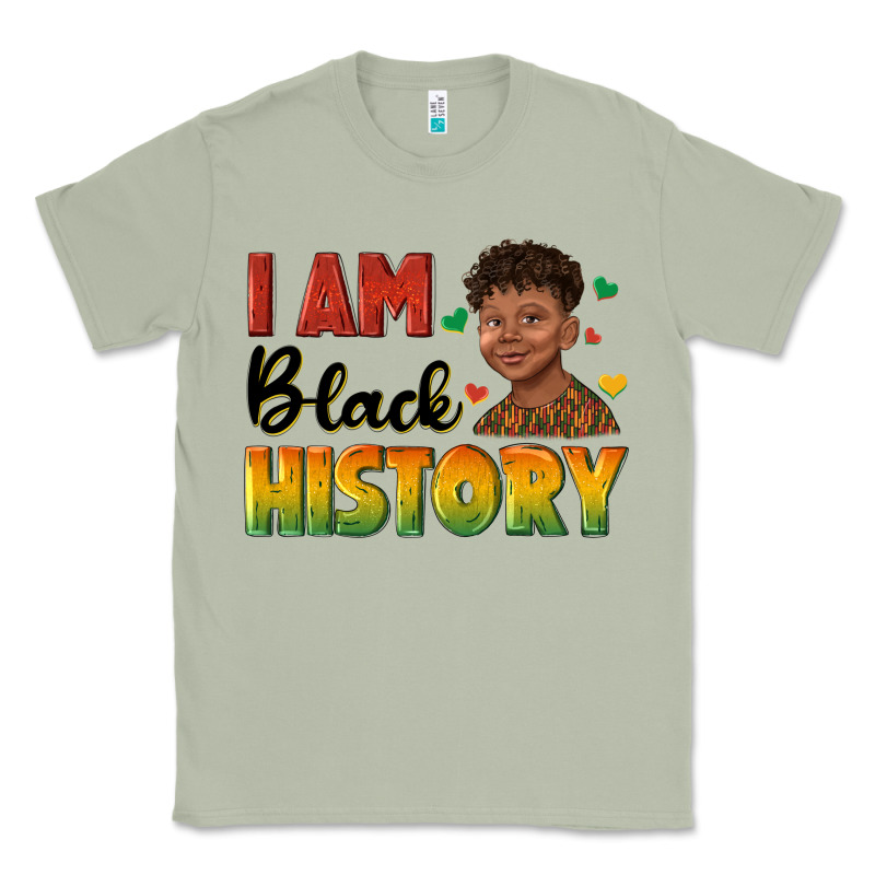 I Am Black History With Afro Black Boy Classic Tee by texasbilliewilder | Teevron