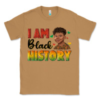 Toasted Coconut i am black history with afro black boy Classic Tee - texasbilliewilder