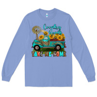 Colony Blue country roads take me home Long Sleeve Tee - RanaPortraitStore