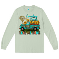 Matcha country roads take me home Long Sleeve Tee - RanaPortraitStore