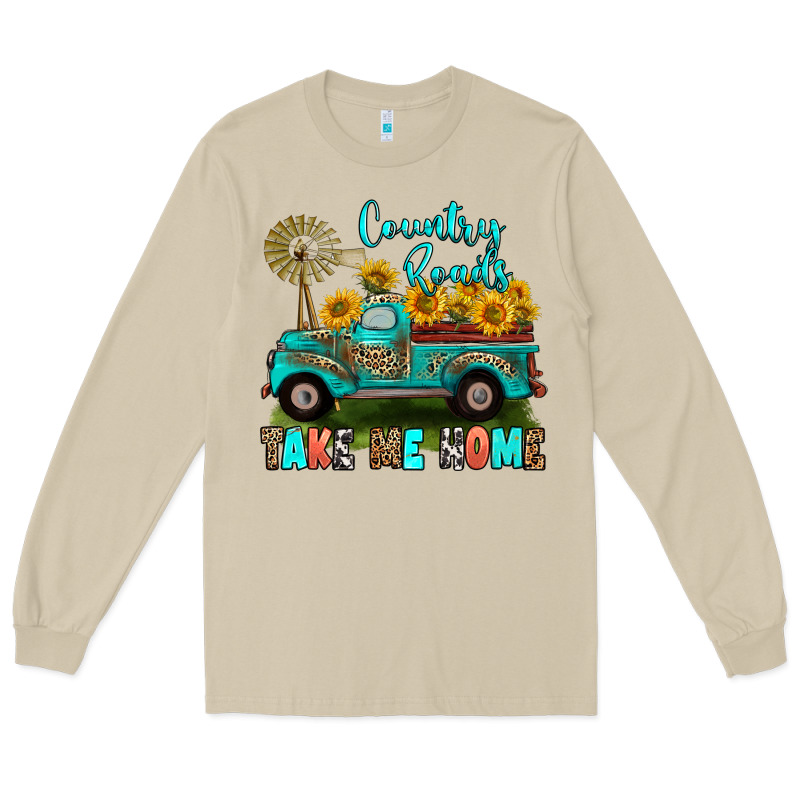 Country Roads Take Me Home Long Sleeve Tee by RanaPortraitStore | Teevron
