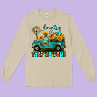 Long Sleeve Tee country roads take me home