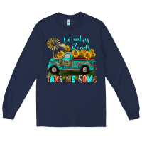 Navy country roads take me home Long Sleeve Tee - RanaPortraitStore