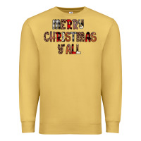Antique Gold merry christmas y all Premium Sweatshirt - JahusDesignShop