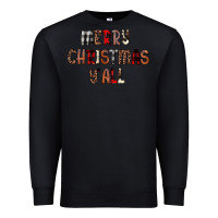 Black merry christmas y all Premium Sweatshirt - JahusDesignShop