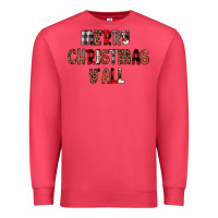Cardinal merry christmas y all Premium Sweatshirt - JahusDesignShop