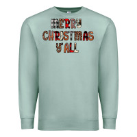 Seafoam merry christmas y all Premium Sweatshirt - JahusDesignShop
