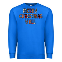 True Royal merry christmas y all Premium Sweatshirt - JahusDesignShop