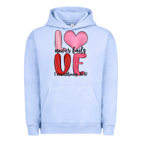 Pigment Grape Ice love never fails valentine s day Urban Hoodie - MaliasSmallBusiness