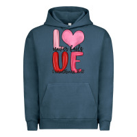 Pigment Midnight Navy love never fails valentine s day Urban Hoodie - MaliasSmallBusiness
