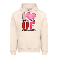 Sandshell love never fails valentine s day Urban Hoodie - MaliasSmallBusiness