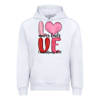 White love never fails valentine s day Urban Hoodie - MaliasSmallBusiness